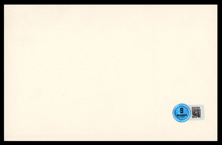 Geoffrey Rush Pirates Of The Caribbean Authentic Signed 4.5x7 Note BAS #BS29394