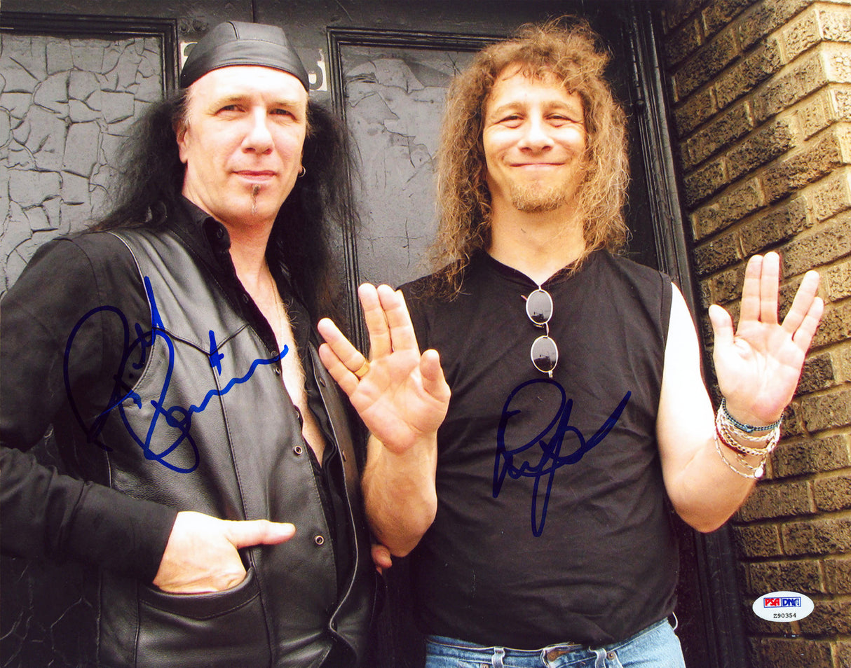 Lips Kudlow & Robb Reiner Anvil Authentic Signed 11x14 Photo PSA/DNA #Z90354