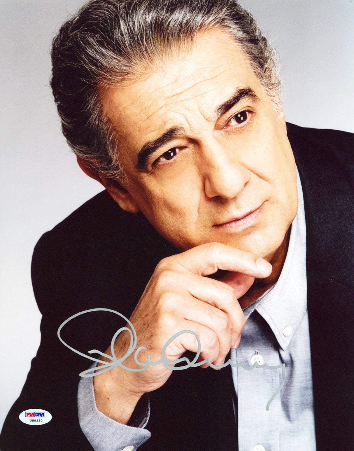 Placido Domingo The Three Tenors Authentic Signed 11x14 Photo PSA/DNA #U59332