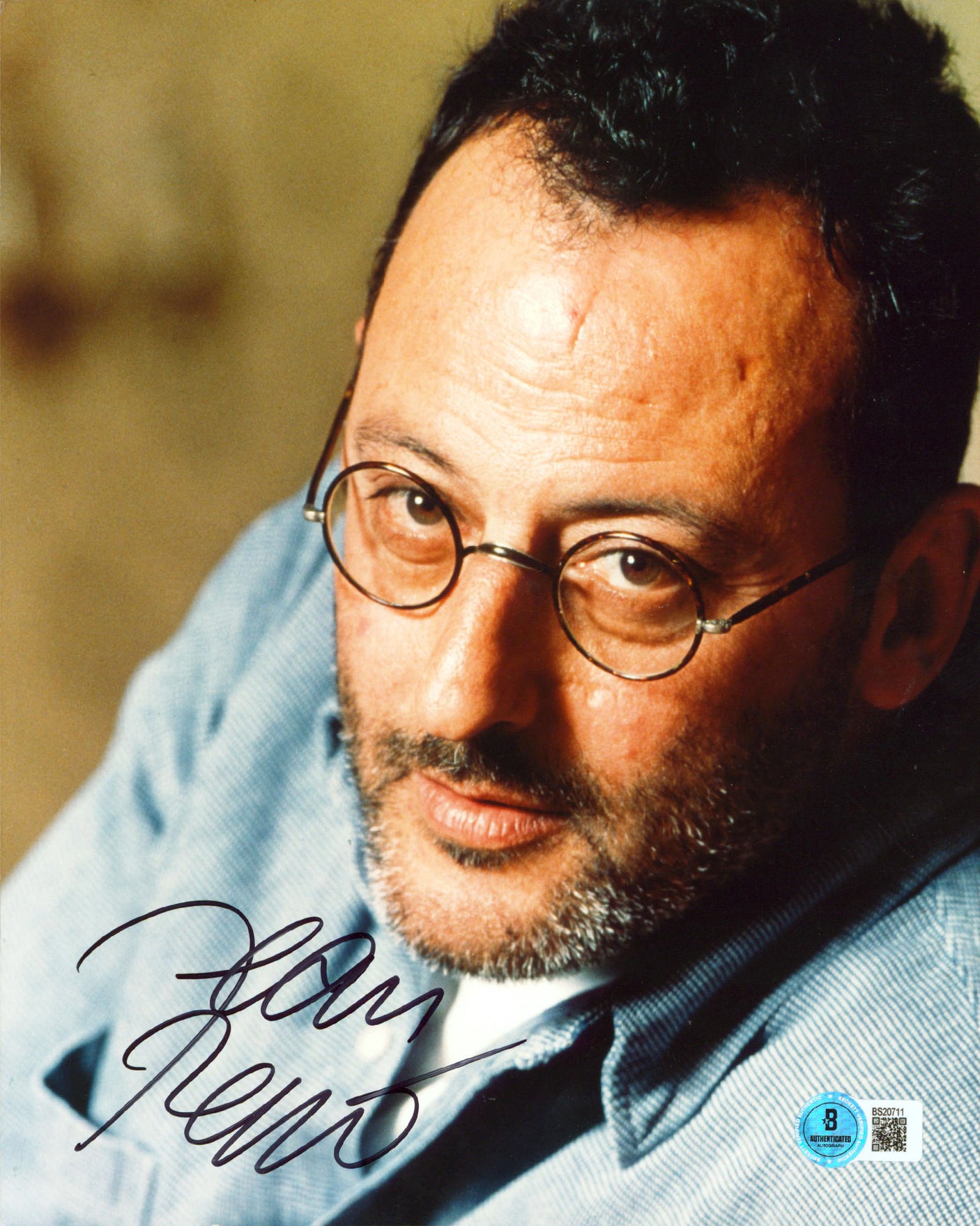 Jean Reno Leon The Professional Authentic Signed 8x10 Photo BAS #BS20711