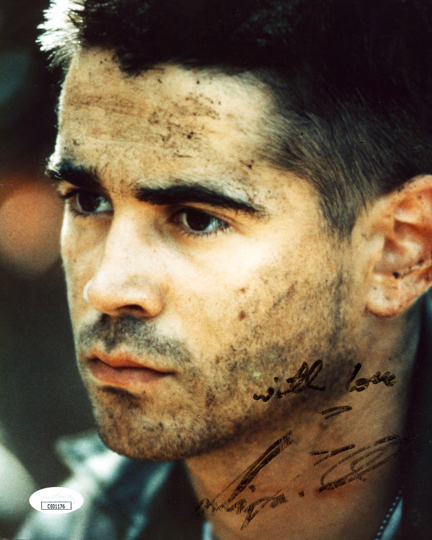 Colin Farrell Tigerland "With Love" Authentic Signed 8x10 Photo JSA #CE01176