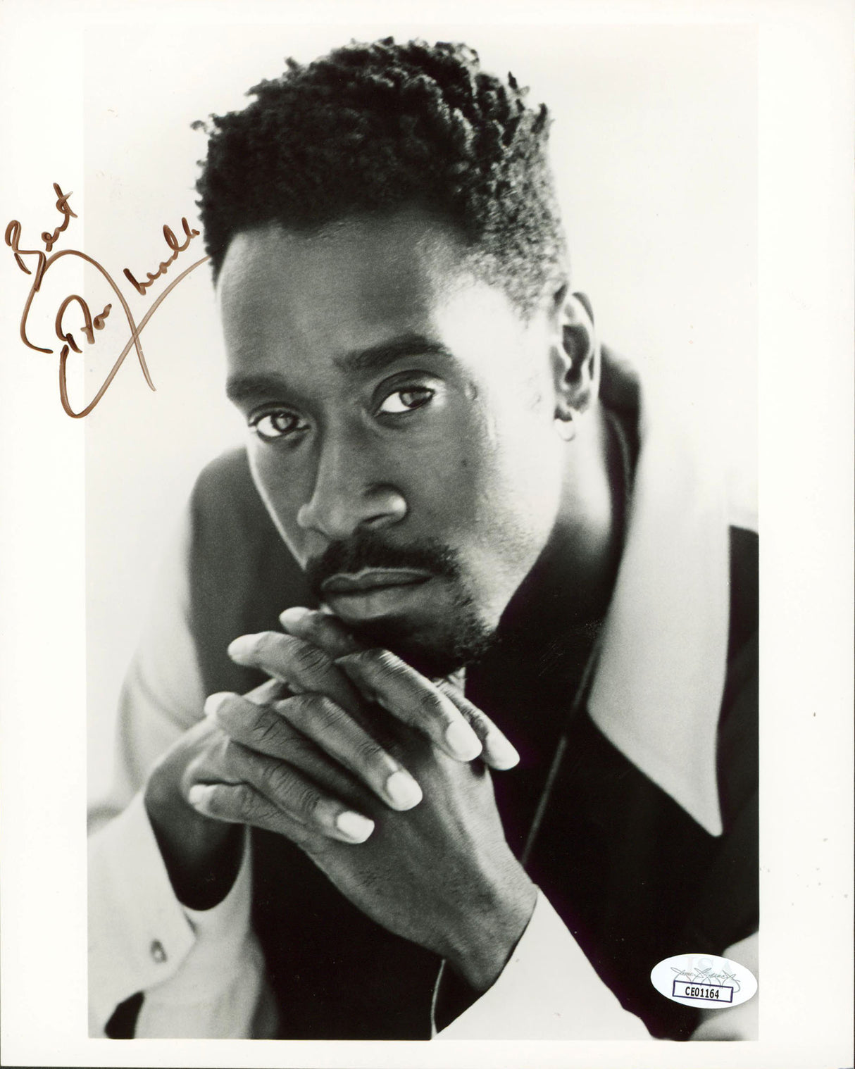 Don Cheadle Miles Ahead "Best" Authentic Signed 8x10 Vertical Photo JSA #CE01164