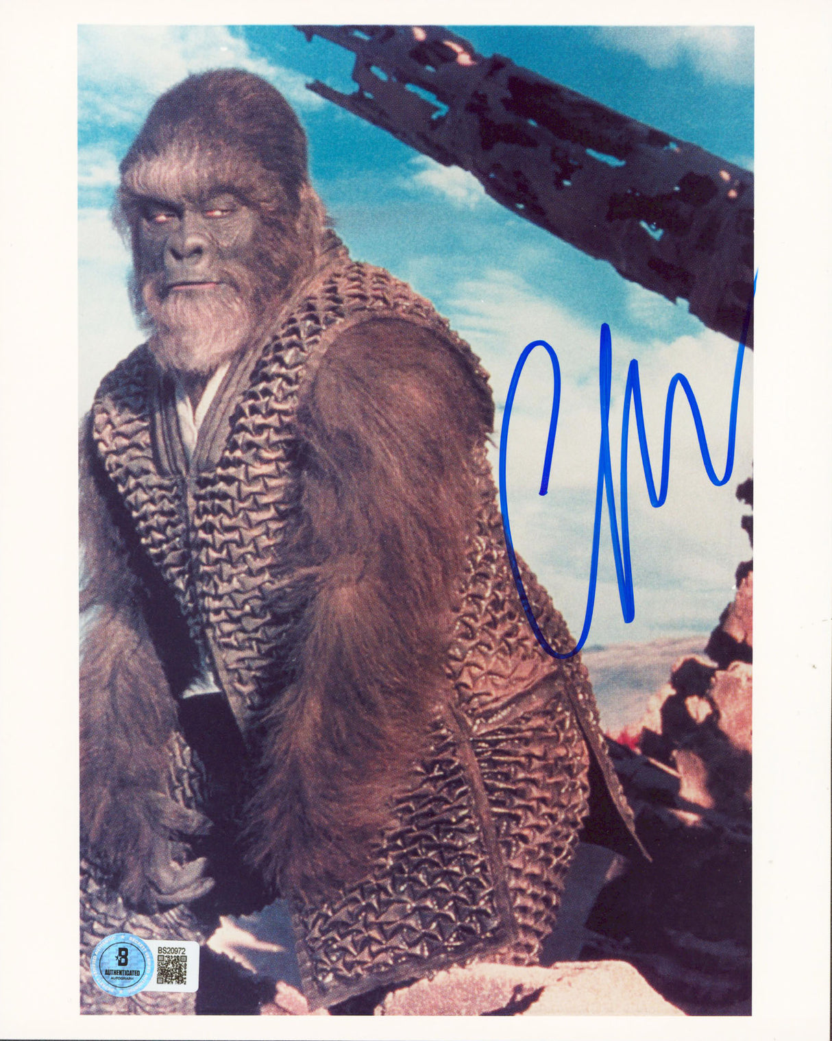 Cary-Hiroyuki Tagawa Planet Of The Apes Authentic Signed 8x10 Photo BAS #BS20972