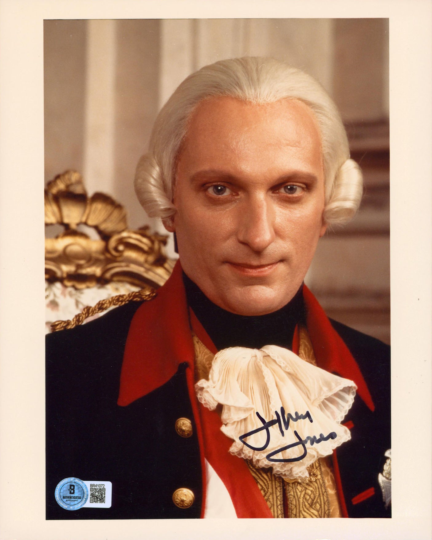 Jeffrey Jones Amadeus Authentic Signed 8x10 Vertical Photo BAS #BR41072