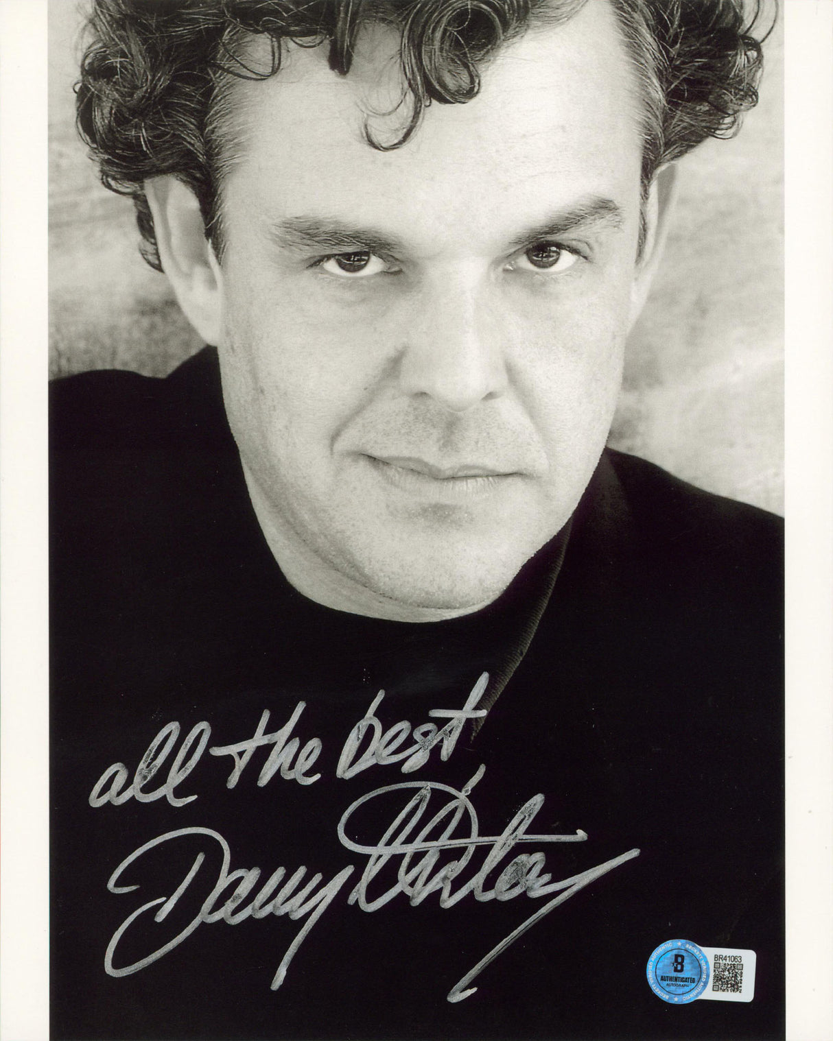 Danny Huston Yellowstone "All The Best" Signed 8x10 Vertical Photo BAS #BR41063