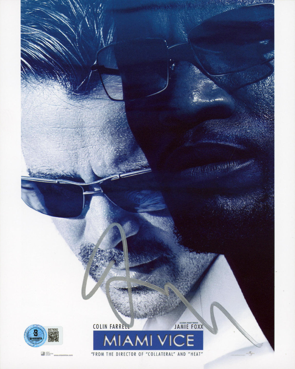 Michael Mann Miami Vice Authentic Signed 8x10 Vertical Photo BAS #BS78092