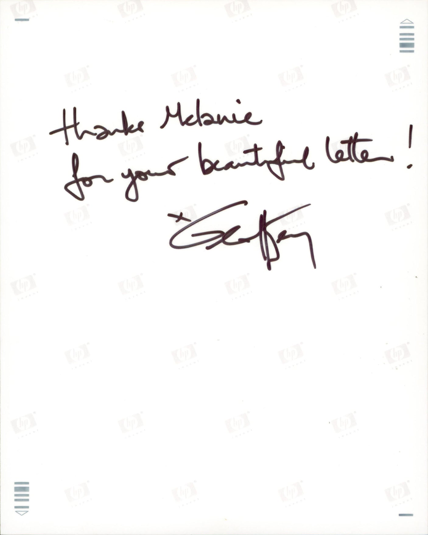 Geoffrey Rush Pirates Of The Caribbean 2x Signed 8.5x11 Photo BAS #BT01160