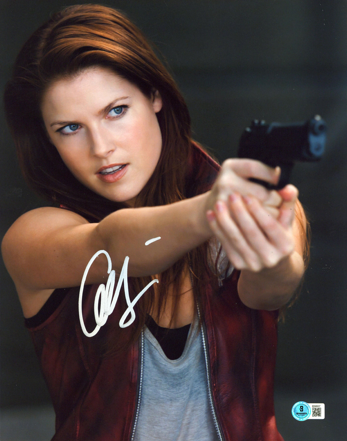 Ali Larter Resident Evil Authentic Signed 11x14 Vertical Photo BAS #BS96937