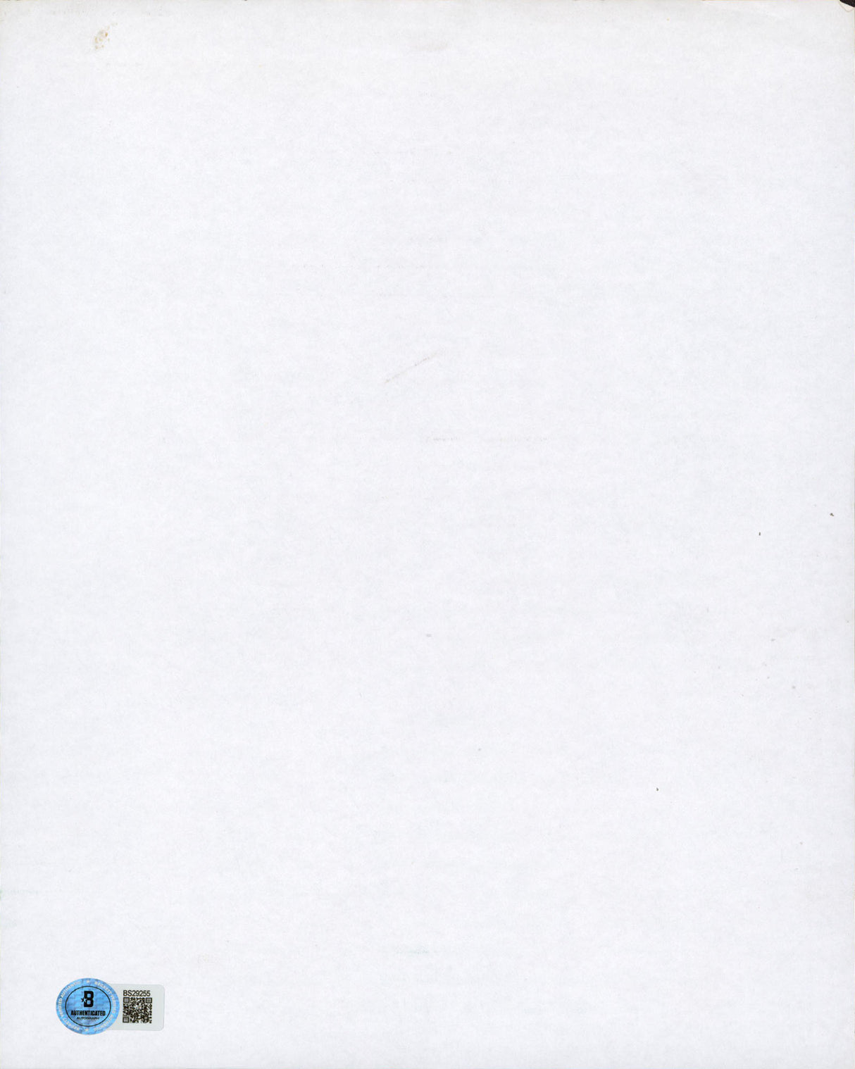 Guy Pearce Burn Notice Authentic Signed 8.5x11 Handwritten Letter BAS #BS29255