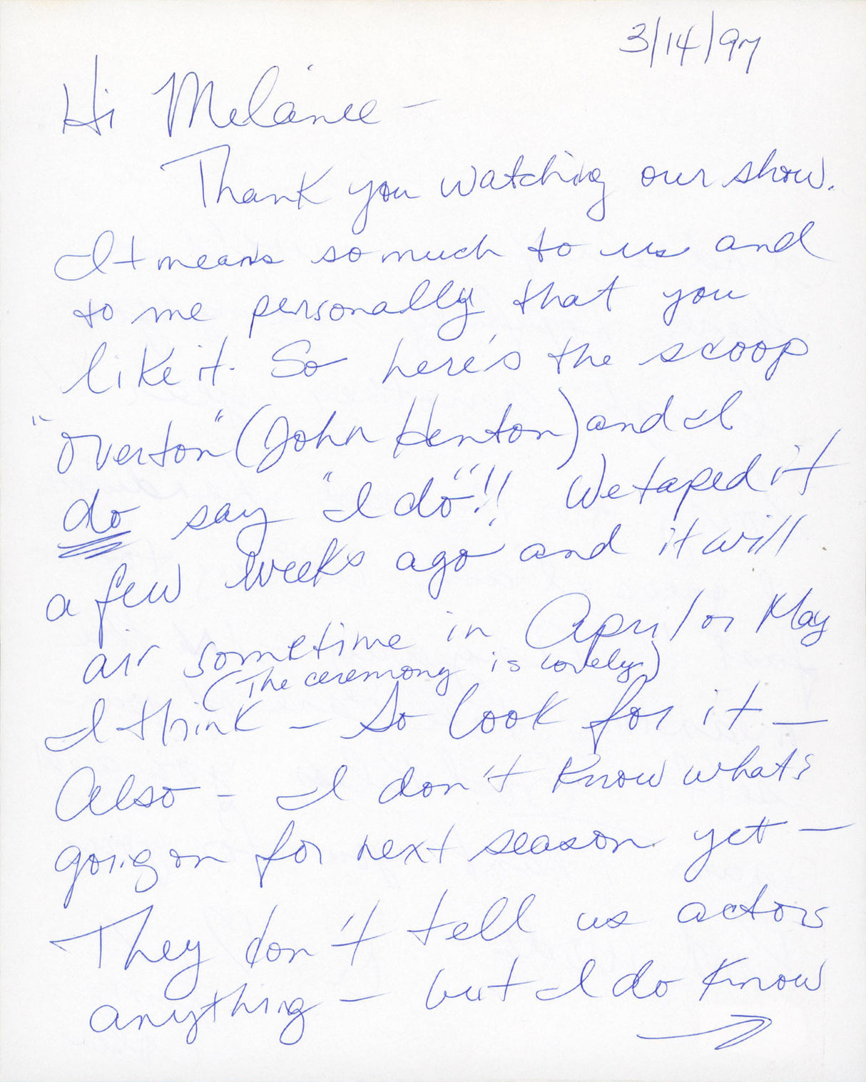 Kim Cole Living Single Authentic Signed 8.5x11 Handwritten Letter BAS #BS29254