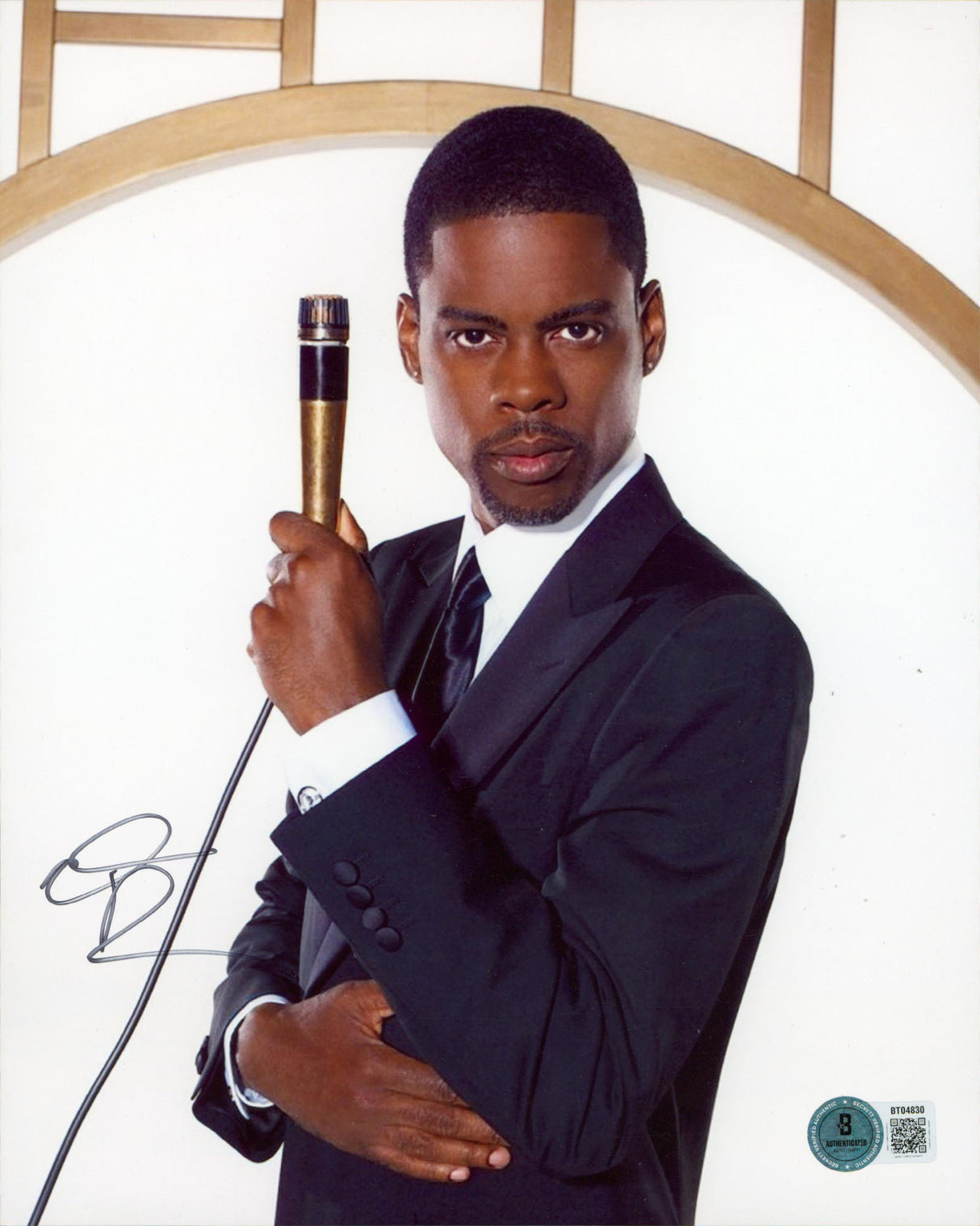 Chris Rock Comedian & Actor Authentic Signed 8x10 Vertical Photo BAS #BT04830