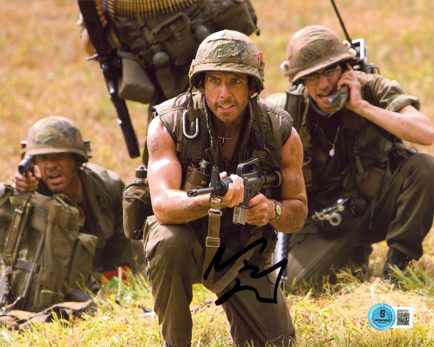 Ben Stiller Tropic Thunder Authentic Signed 8x10 Horizontal Photo BAS #BT67721
