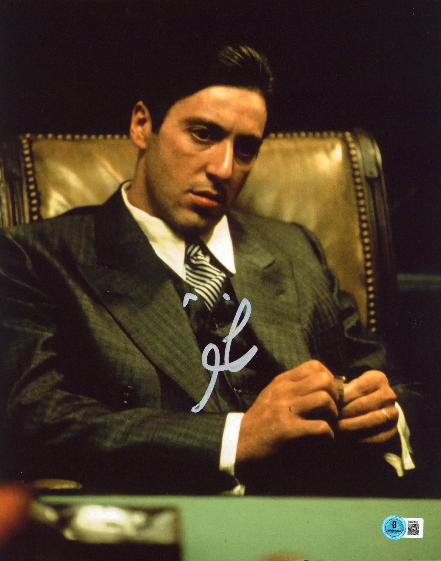 Al Pacino Scarface Authentic Signed 11x14 Vertical Photo BAS #BT67850