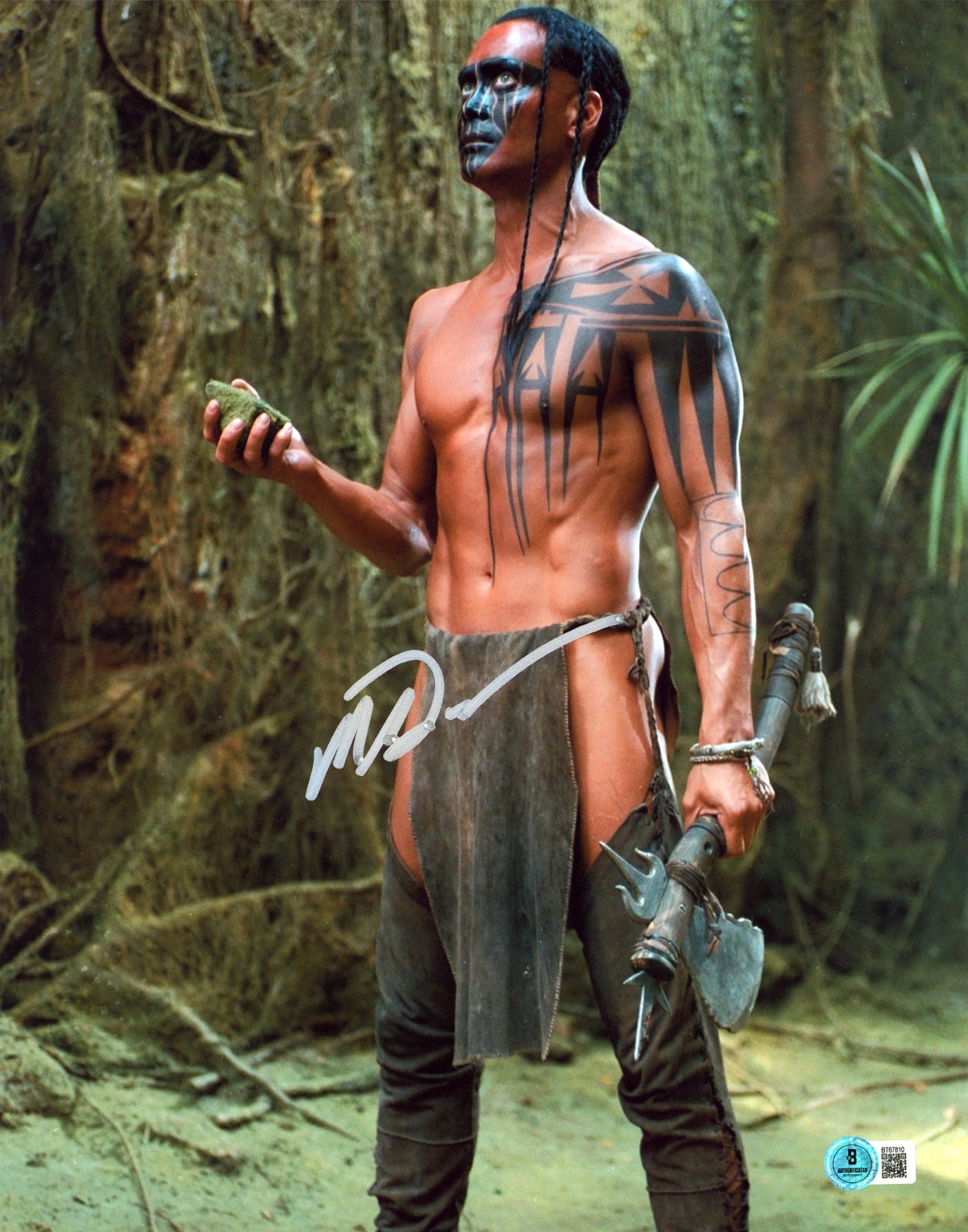 Mark Dacascos Brotherhood Of The Wolf Authentic Signed 11x14 Photo BAS #BT67810