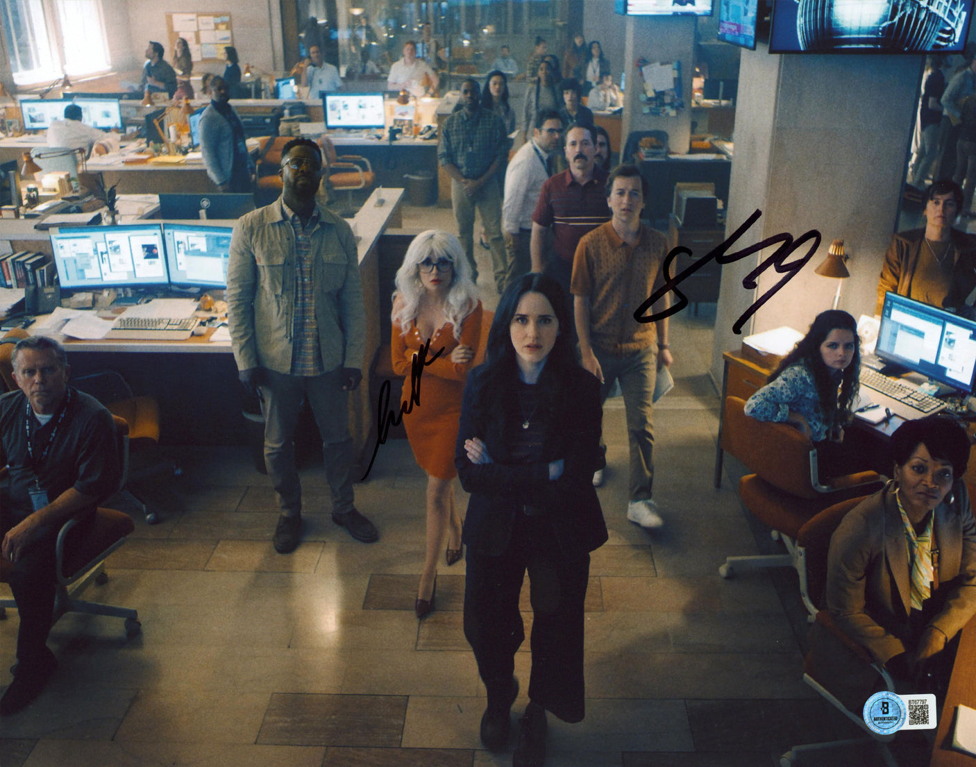 Skyler Gisondo & Mikaela Hoover Superman Signed 11x14 Photo BAS #BT67797