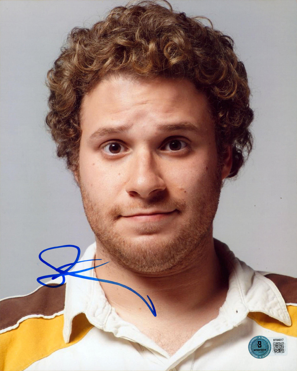 Seth Rogen Pineapple Express Authentic Signed 8x10 Vertical Photo BAS #BT04817