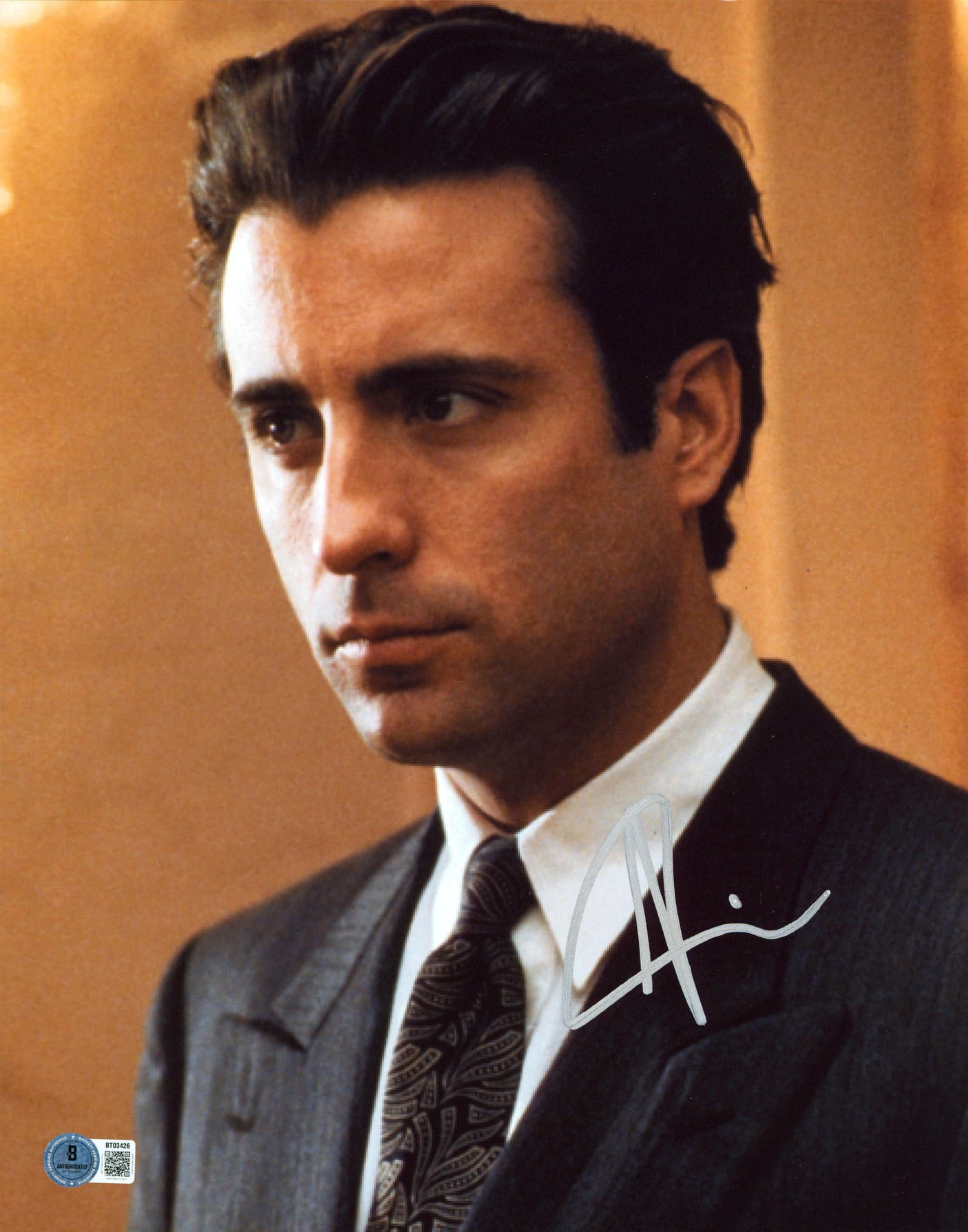 Andy Garcia The Godfather Part 3 Authentic Signed 11x14 Photo BAS #BT03426