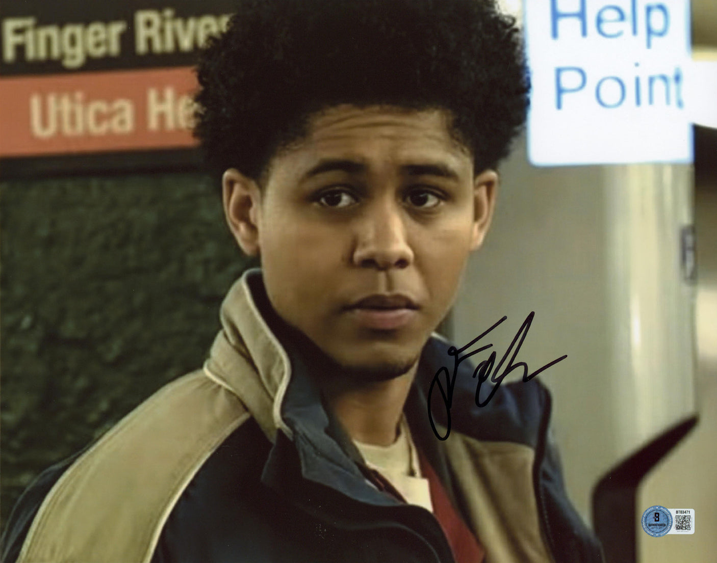 Rhenzy Feliz The Penguin Authentic Signed 11x14 Horizontal Photo BAS #BT03471