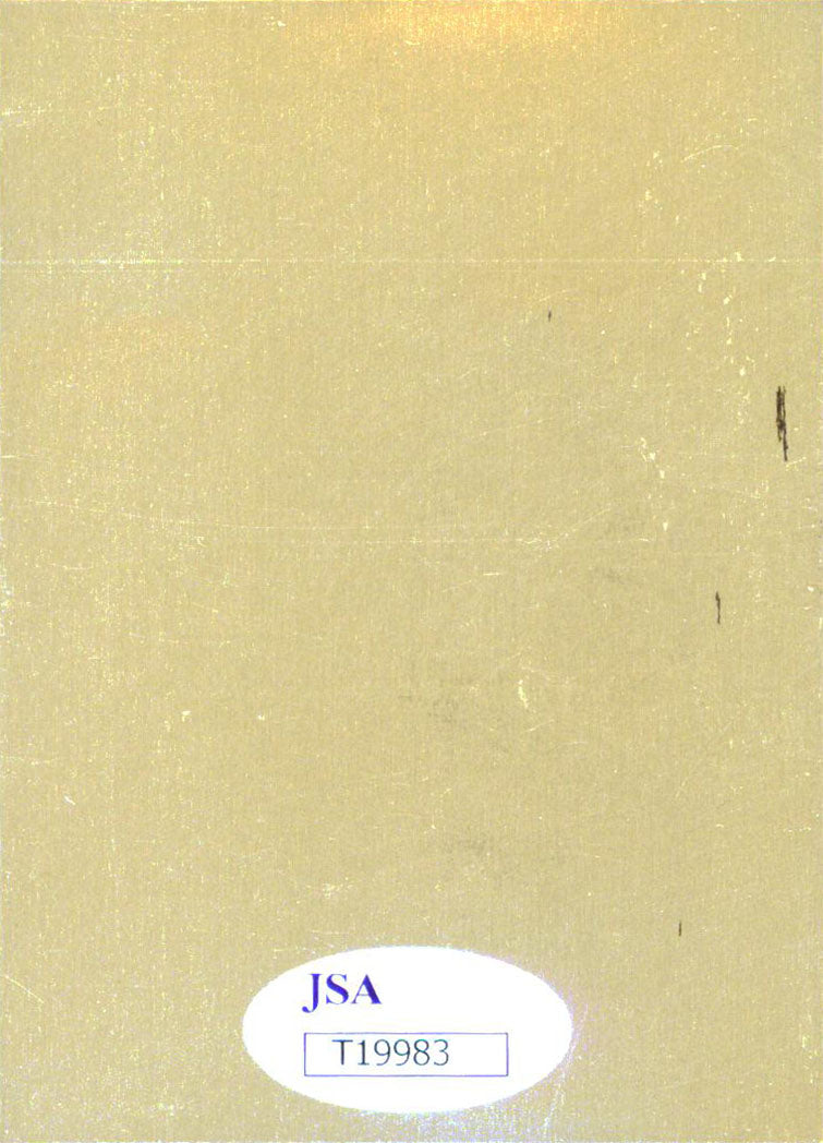 Tigers Eddie Matthews Authentic Signed HOF Plaque Metal Card JSA #T19983