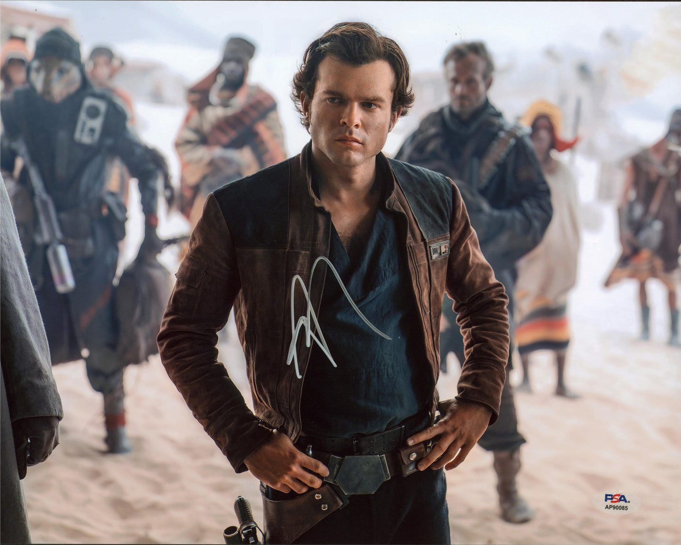 Alden Ehrenreich Solo A Star Wars Story Signed 11x14 Photo PSA/DNA #AP90085