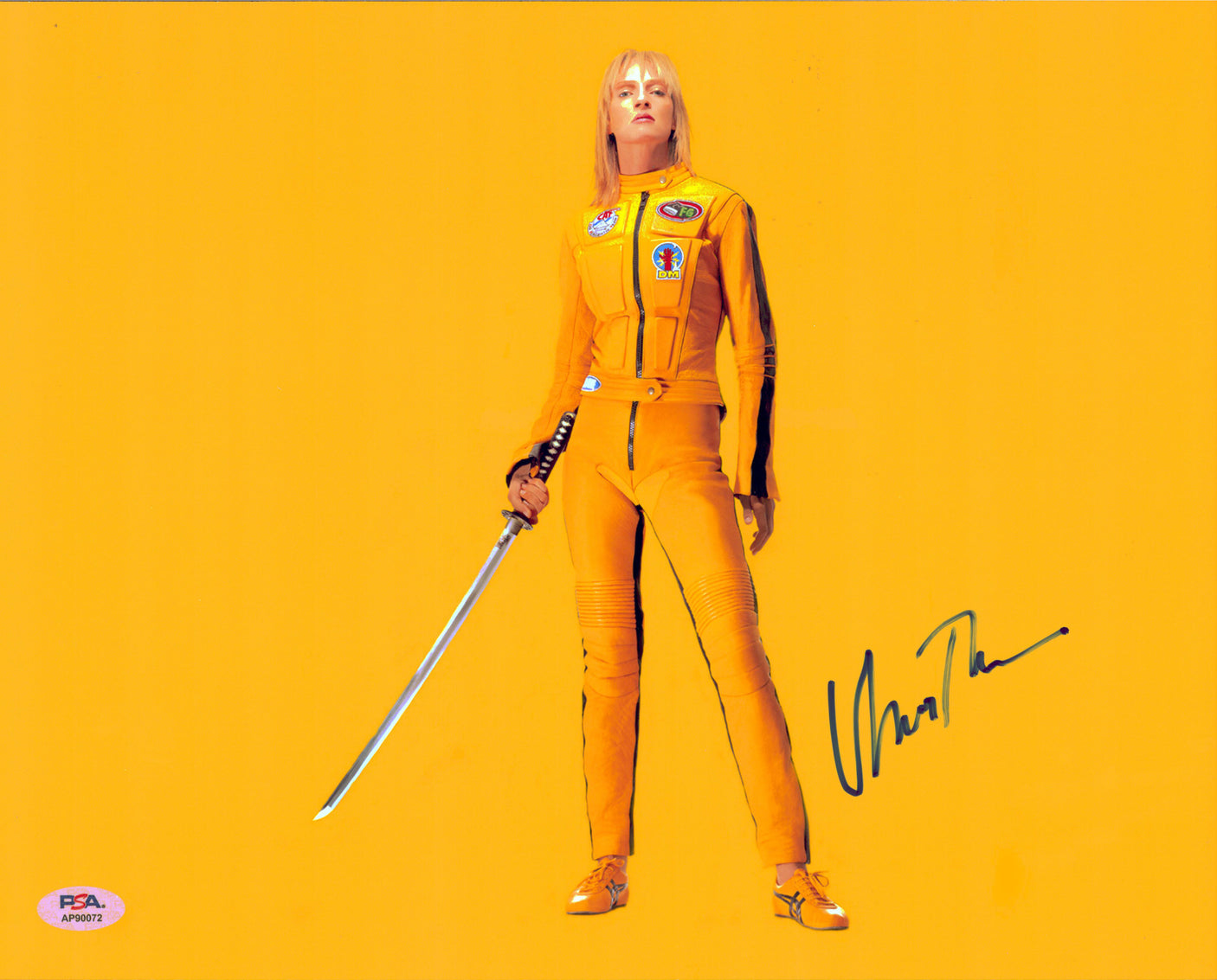 Uma Thurman Kill Bill Authentic Signed 11x14 Horizontal Photo PSA/DNA #AP90072