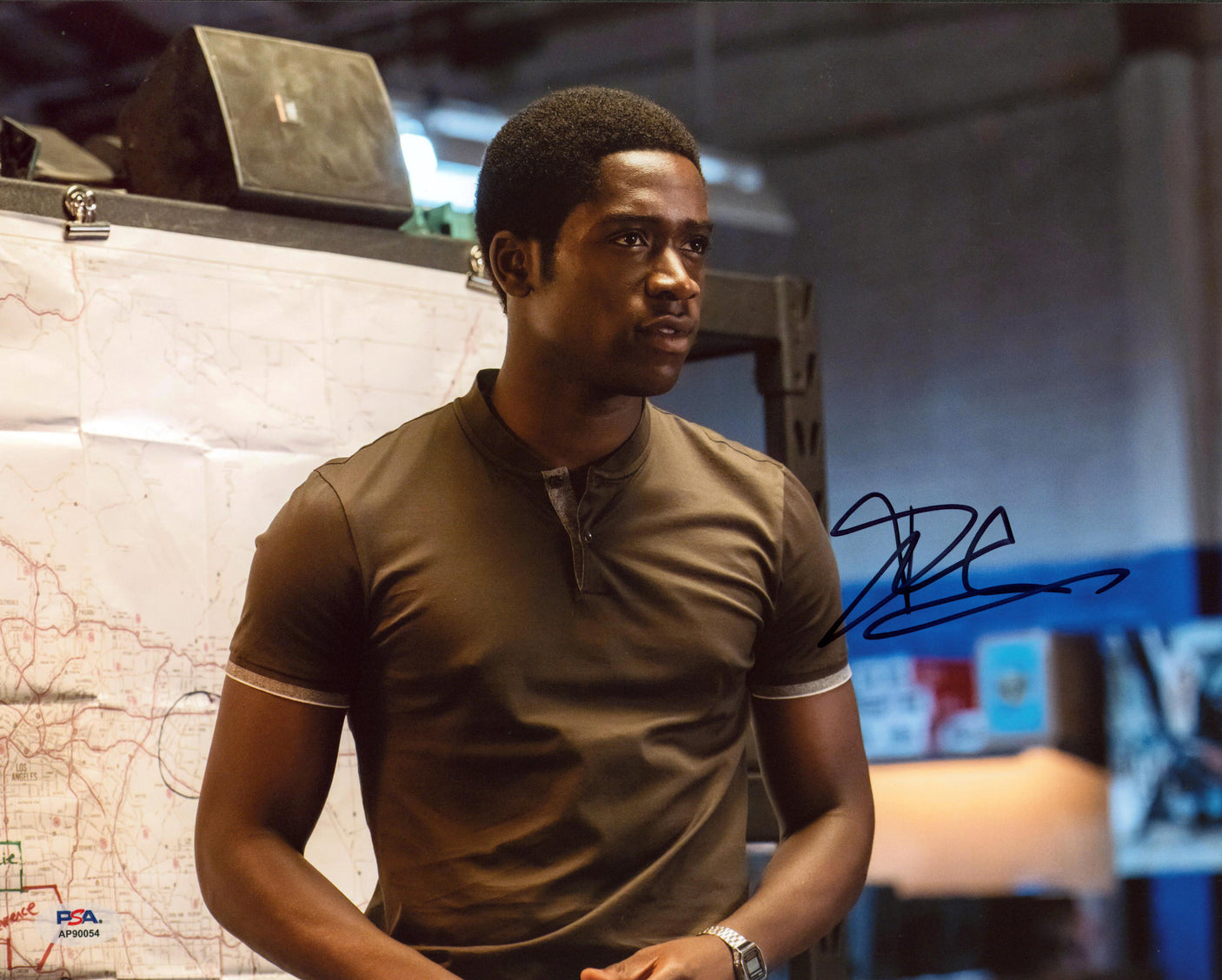 Damson Idris Snowfall Authentic Signed 11x14 Horizontal Photo PSA/DNA #AP90054