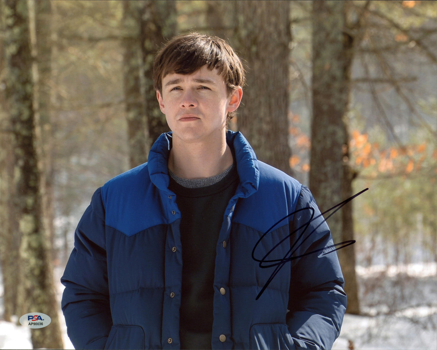 Jack Alcott Dexter: New Blood Signed 11x14 Horizontal Photo PSA #AP90036