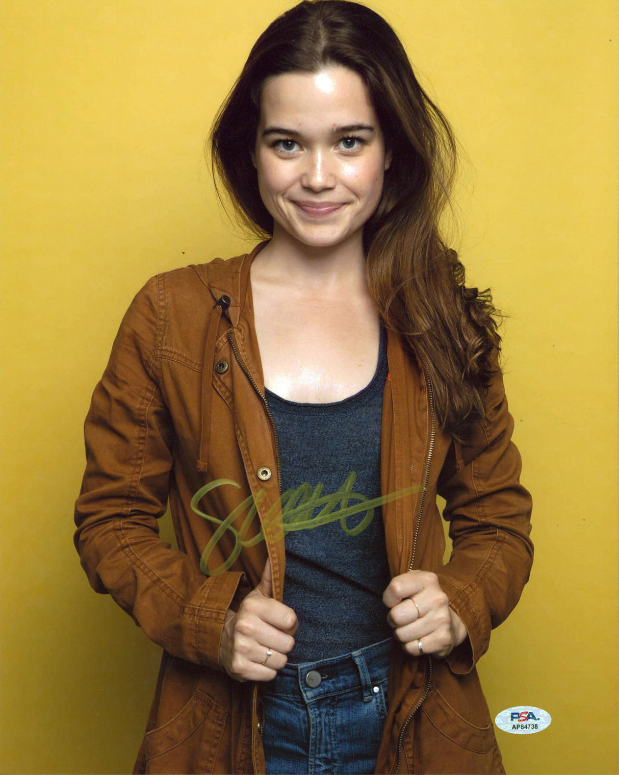 Sarah Catherine Hook The White Lotus Authentic Signed 11x14 Photo PSA #AP84738