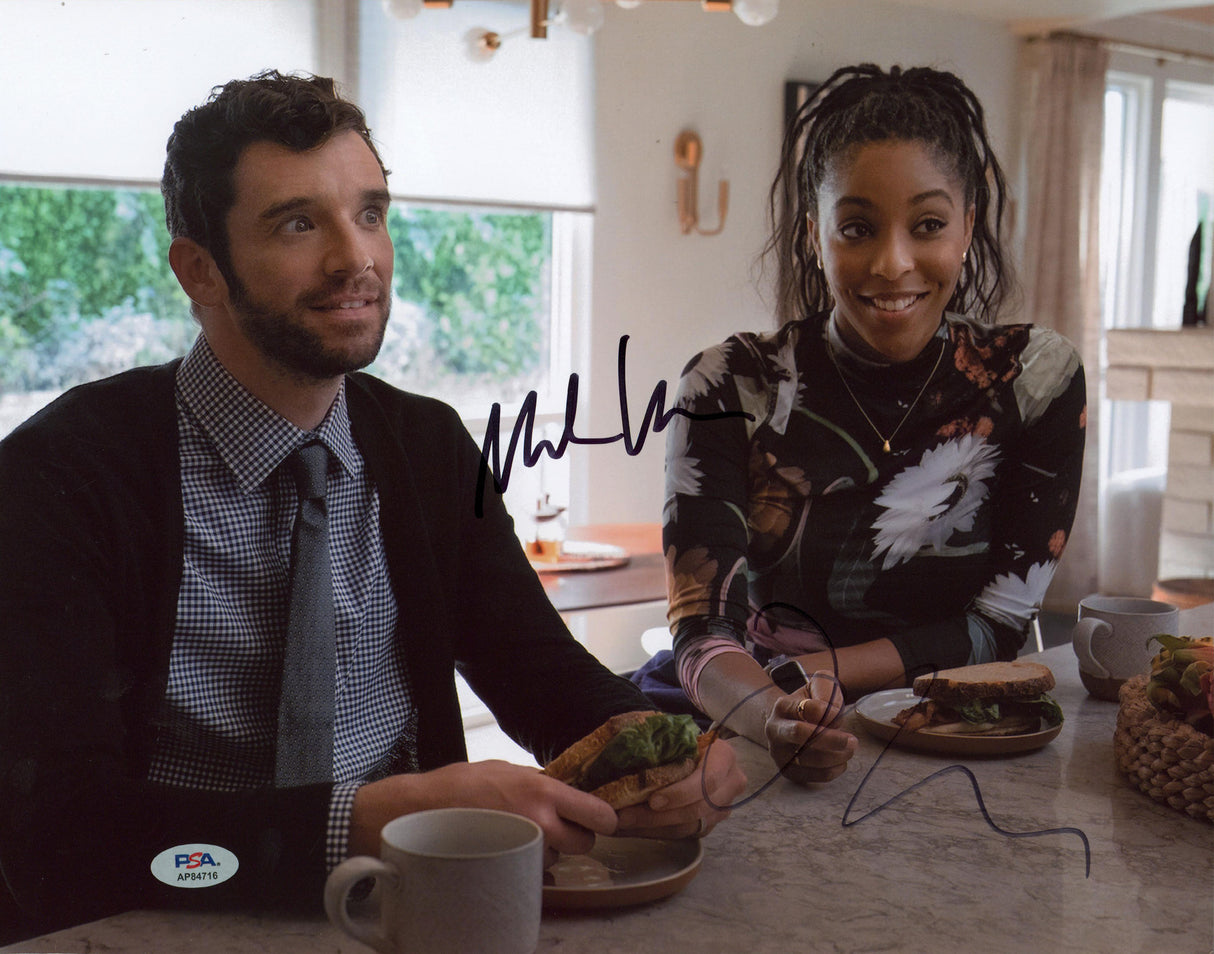 Michael Urie & Jessica Williams Shrinking Signed 11x14 Photo PSA/DNA #AP84716