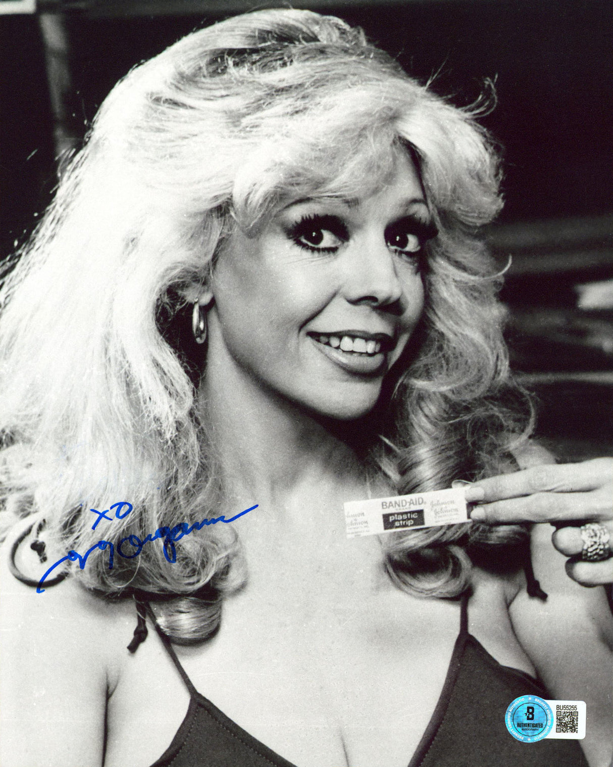 Morganna Roberts "XO" Authentic Signed 8x10 Vertical Photo BAS #BU55255
