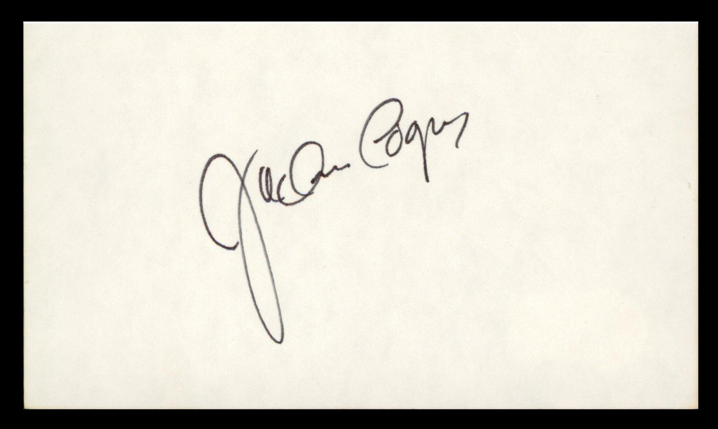 Jackie Cooper Superman Authentic Signed 3x5 Index Card Autographed BAS