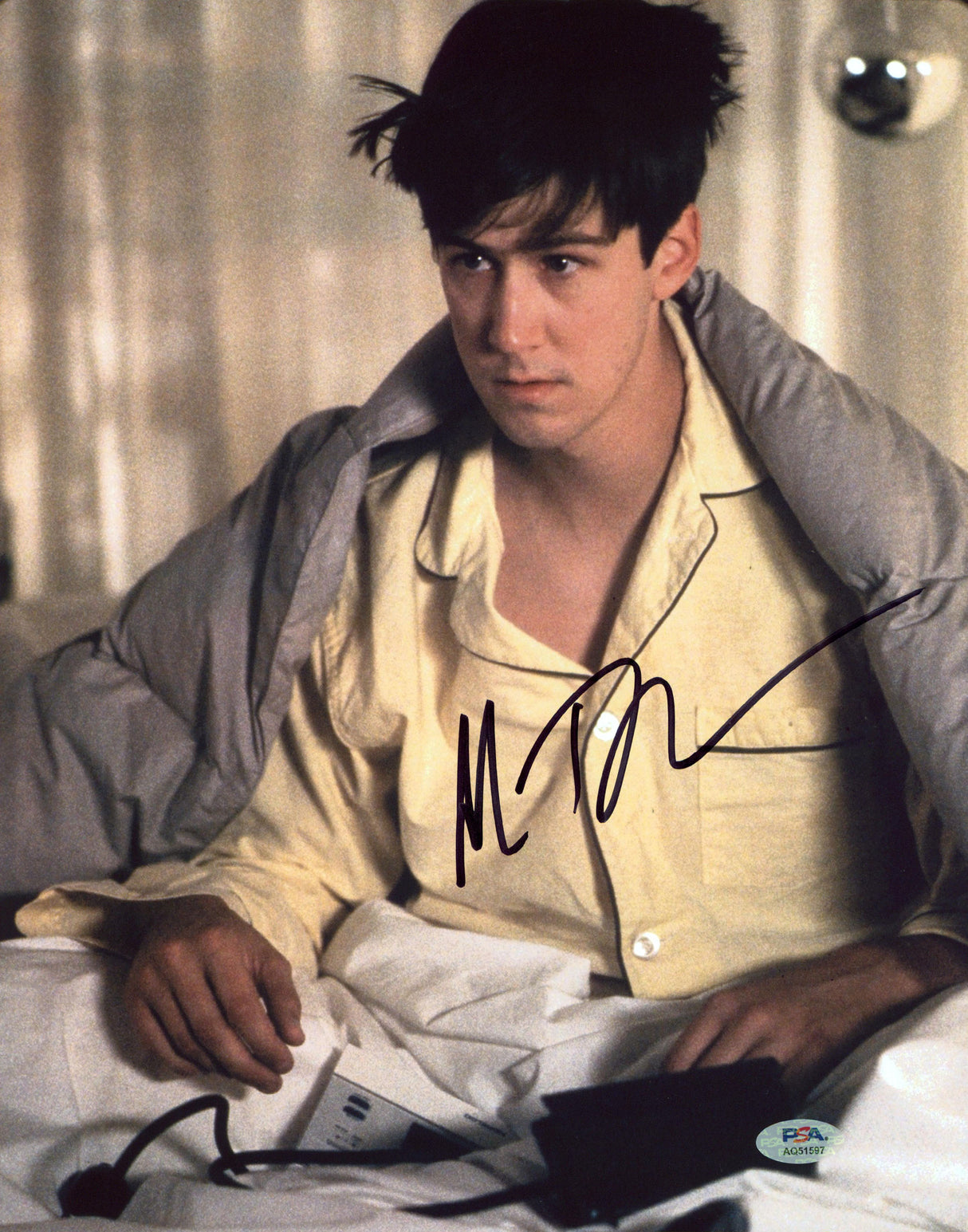 Alan Ruck Ferris Bueller's Day Off Authentic Signed 11x14 Photo PSA/DNA #AQ51597