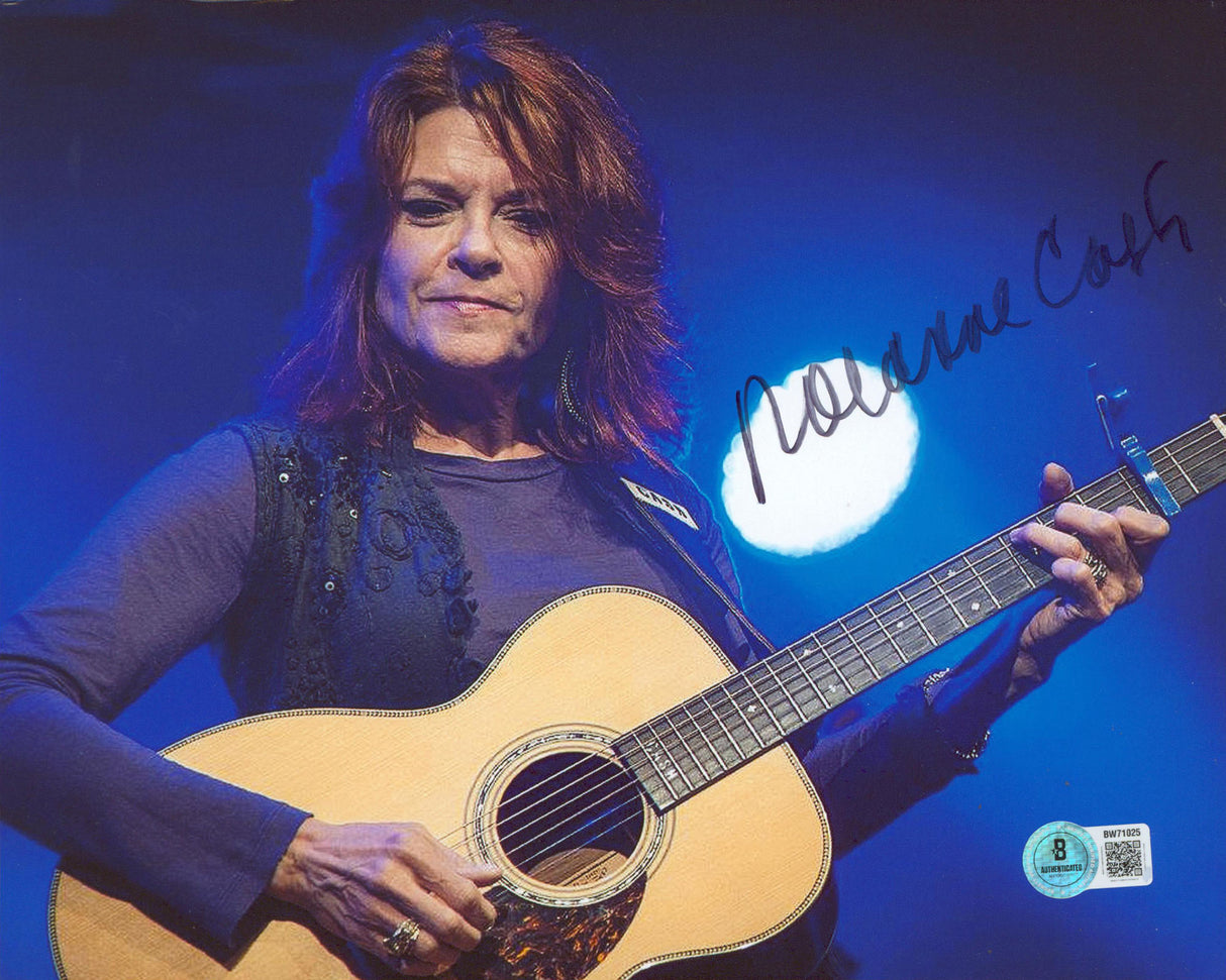 Rosanne Cash Singer Authentic Signed 8x10 Horizontal Photo Autographed BAS 1