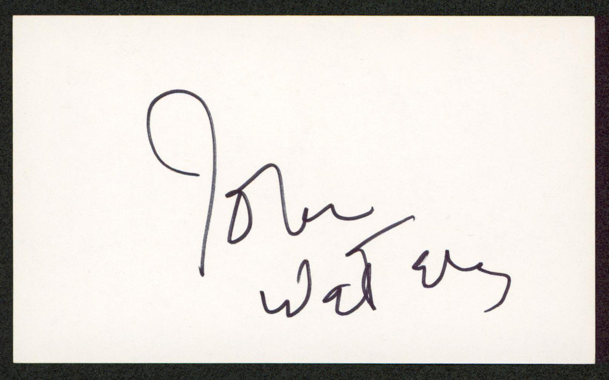 John Waters Hairspray Authentic Signed 3x5 Index Card Autographed BAS #BW70009