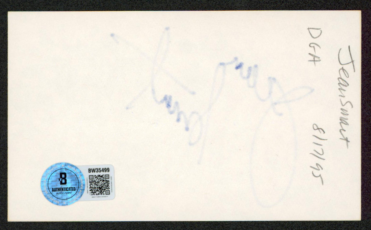 Jean Smart Watchmen Authentic Signed 3x5 Index Card Autographed BAS #BW35499