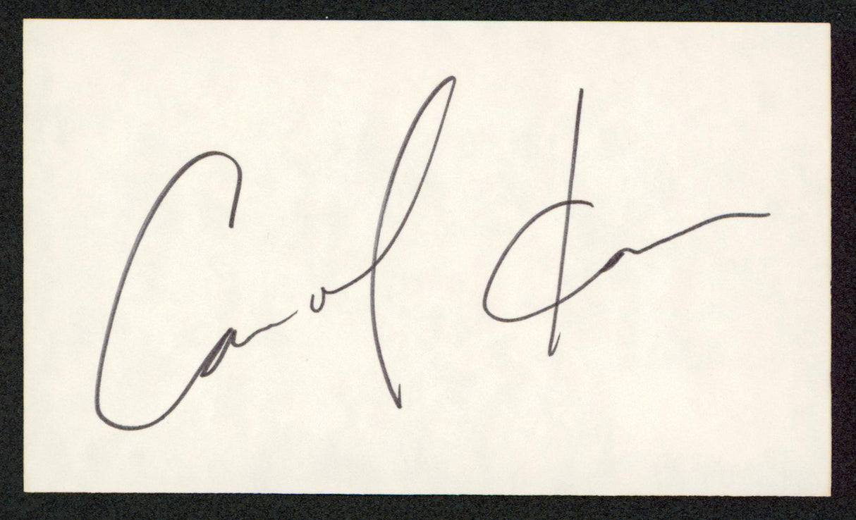 Carol Kane The Princess Bride Authentic Signed 3x5 Index Card BAS #BW35560