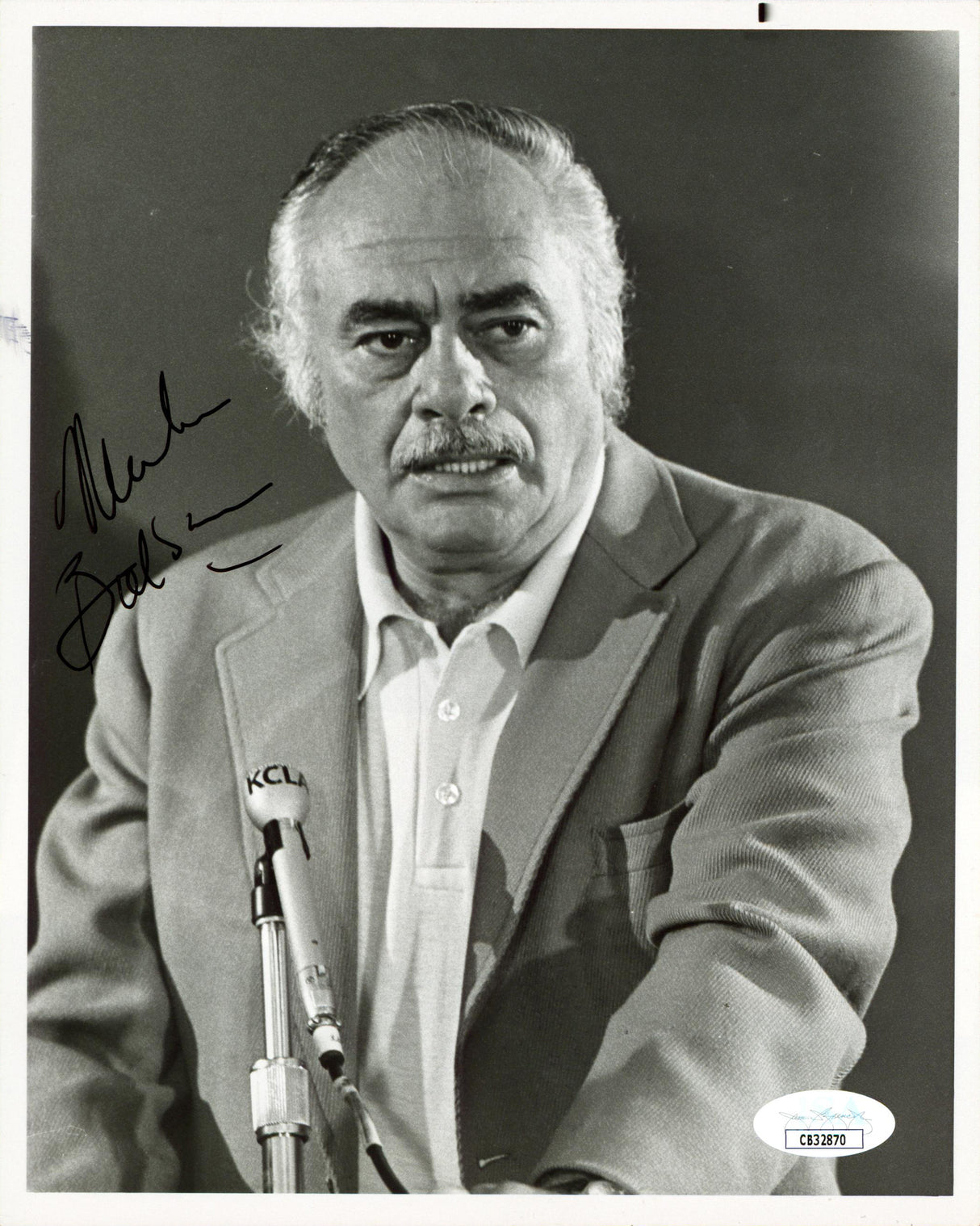 Martin Balsam Psycho Authentic Signed Vertical 7x9 Photo JSA #CB32870