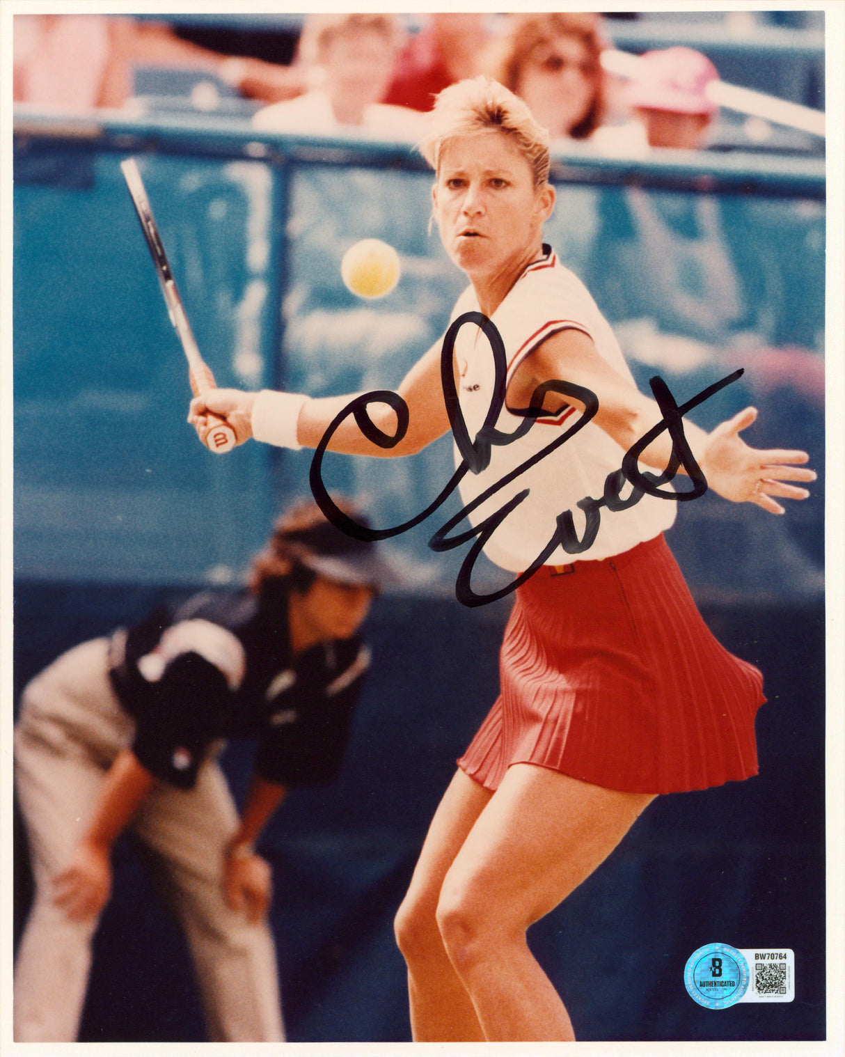 Chris Evert Authentic Signed 8x10 Vertical Photo Autographed BAS #BW70764