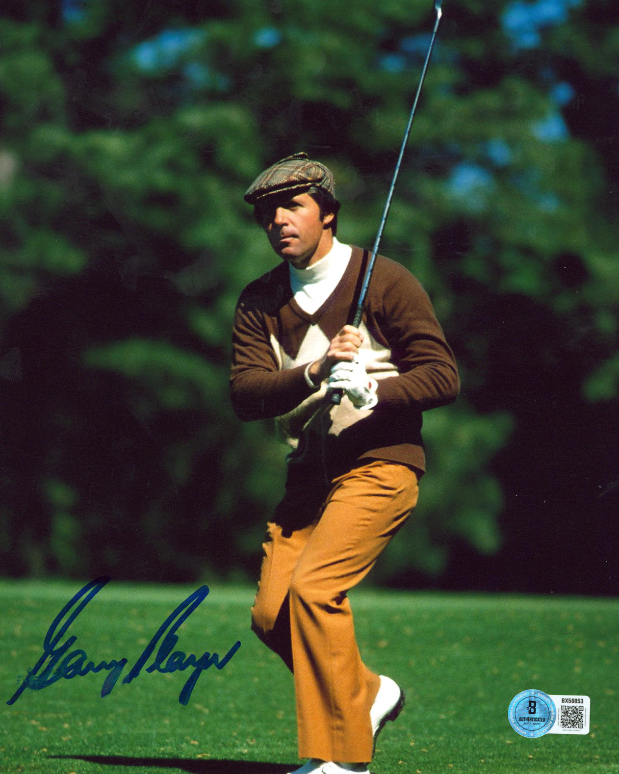 Gary Player Authentic Signed 8x10 Vertical Photo Autographed BAS #BX50053