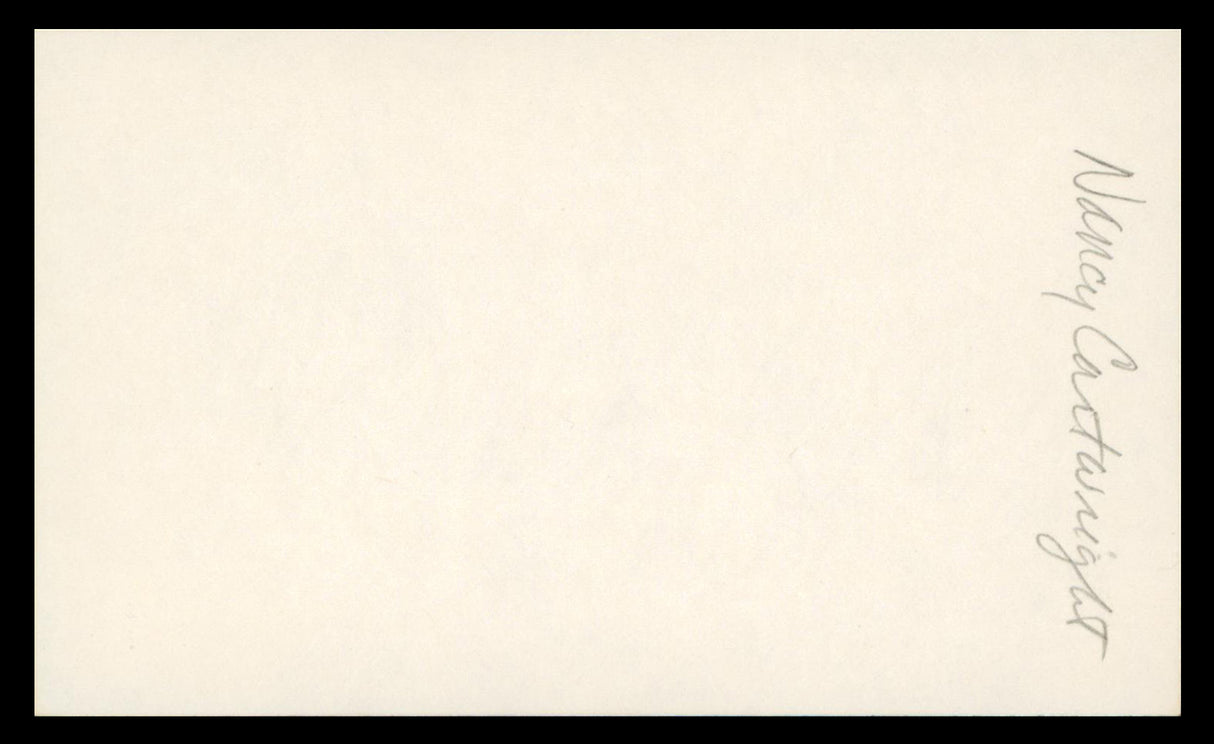Nancy Cartwright Simpsons "Bartman Isn't..." Signed 3x5 Index Card BAS #BL98205