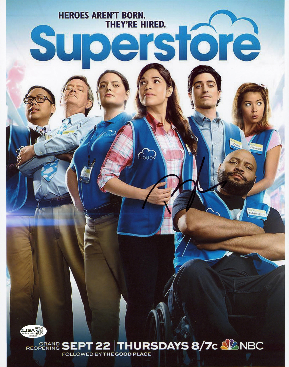 Ben Feldman Superstore Authentic Signed 11x14 Vertical Photo JSA #CU04065