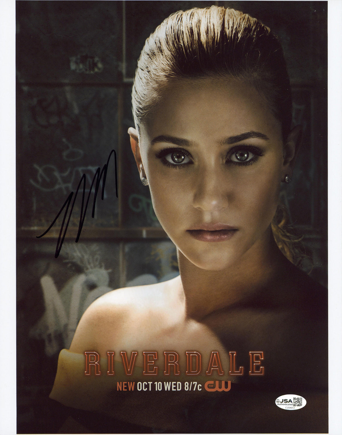 Lili Reinhart Riverdale Authentic Signed 11x14 Vertical Photo JSA #CU04051