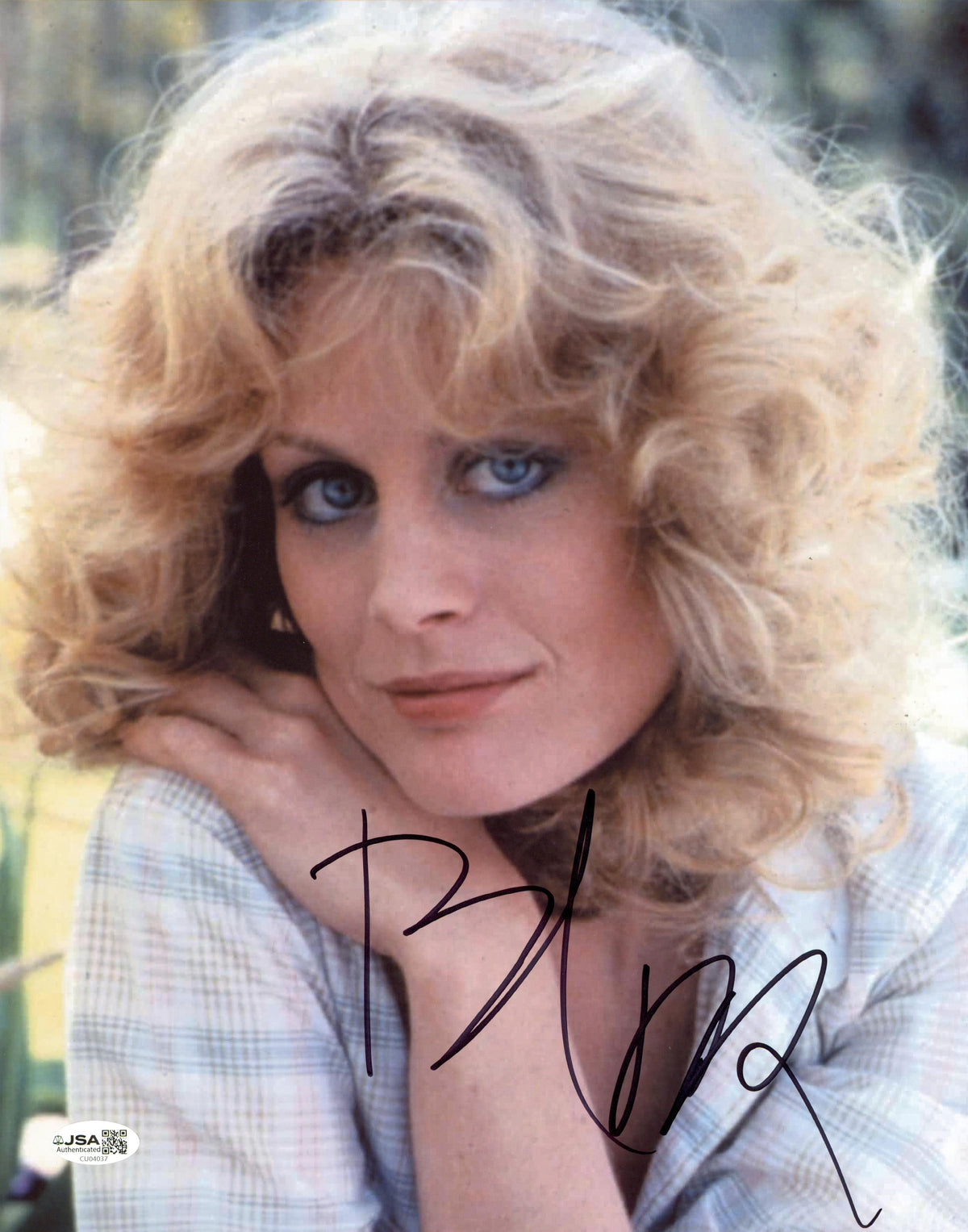 Beverly D'Angelo Every Which Way But Loose Signed 11x14 Photo JSA #CU04037
