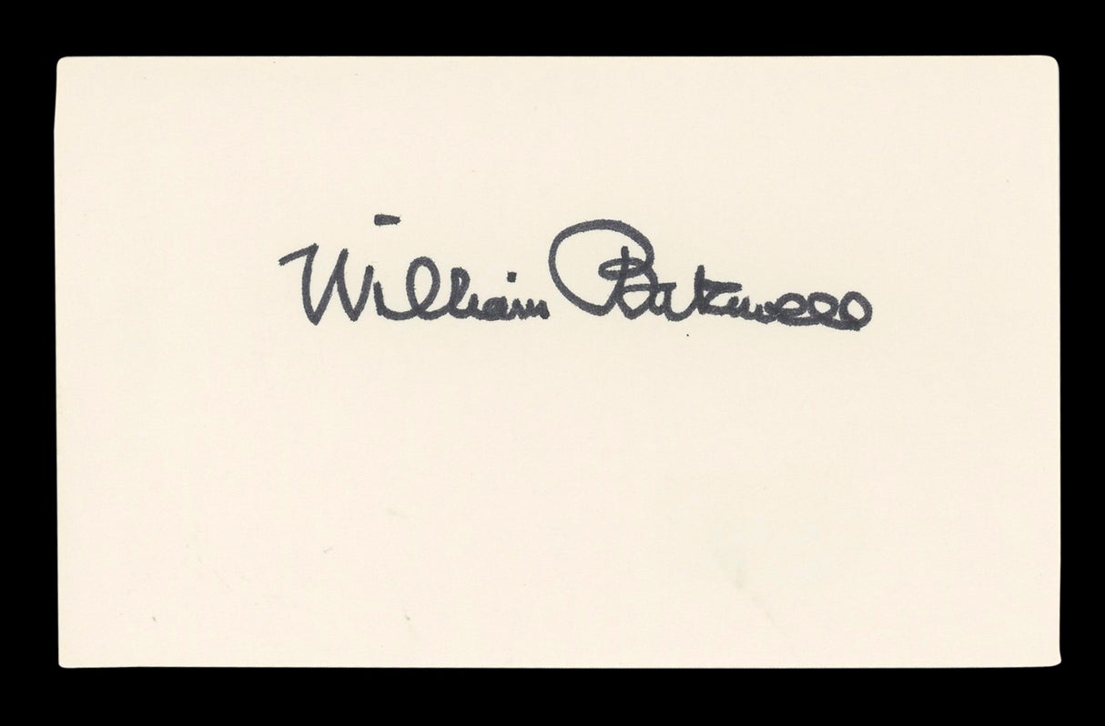William Bakewell Quiet on the Western Front Signed 3x5 Index Card BAS #AD70347