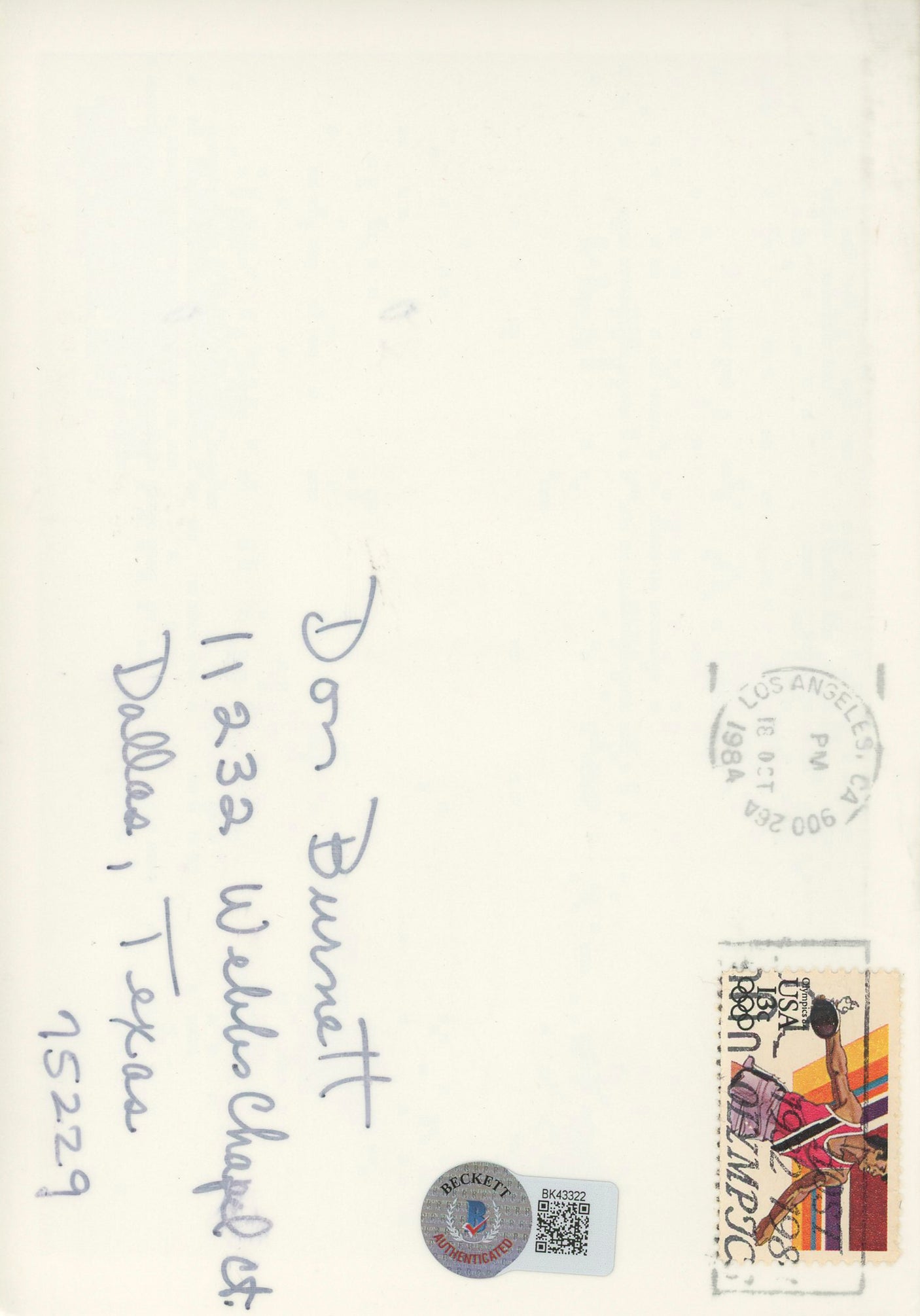 Bai Ling The Crow Authentic Signed 3x5 Index Card Autographed BAS #BM56960