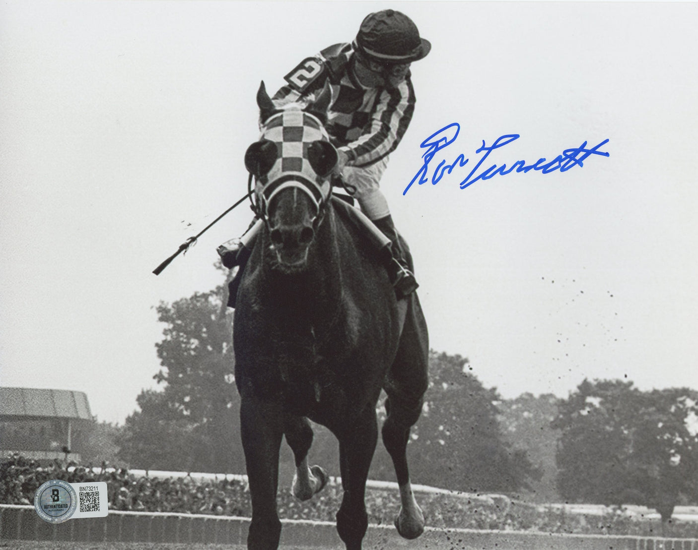 Ron Turcotte Authentic Signed 8x10 Photo Autographed BAS #BN73211