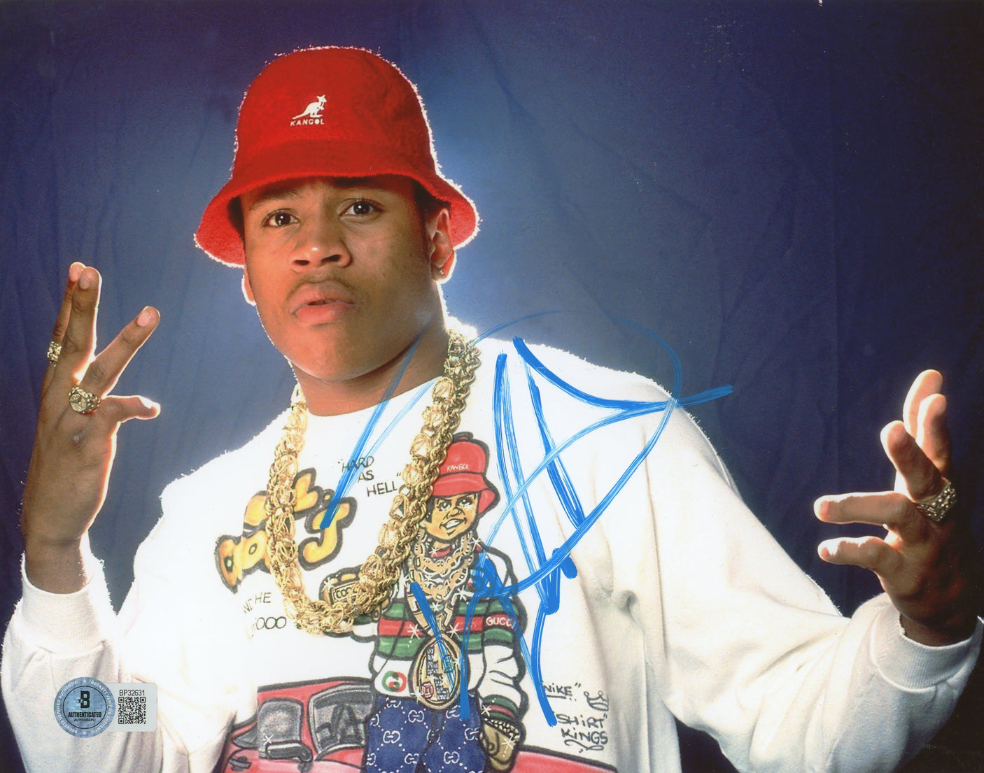 L.L. Cool J Rapper Authentic Signed 8x10 Photo Autographed BAS #BP32631