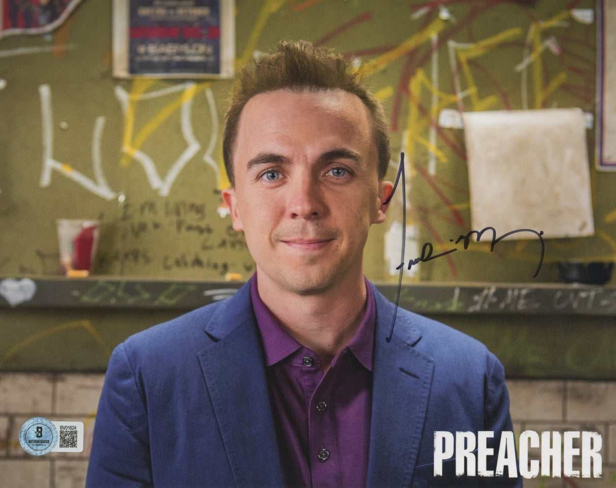Frankie Muniz Preacher Authentic Signed 8x10 Horizontal Photo BAS 2