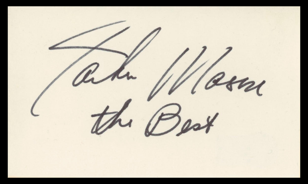 Jackie Mason The Jerk "The Best" Authentic Signed 3x5 Index Card BAS #BV03109