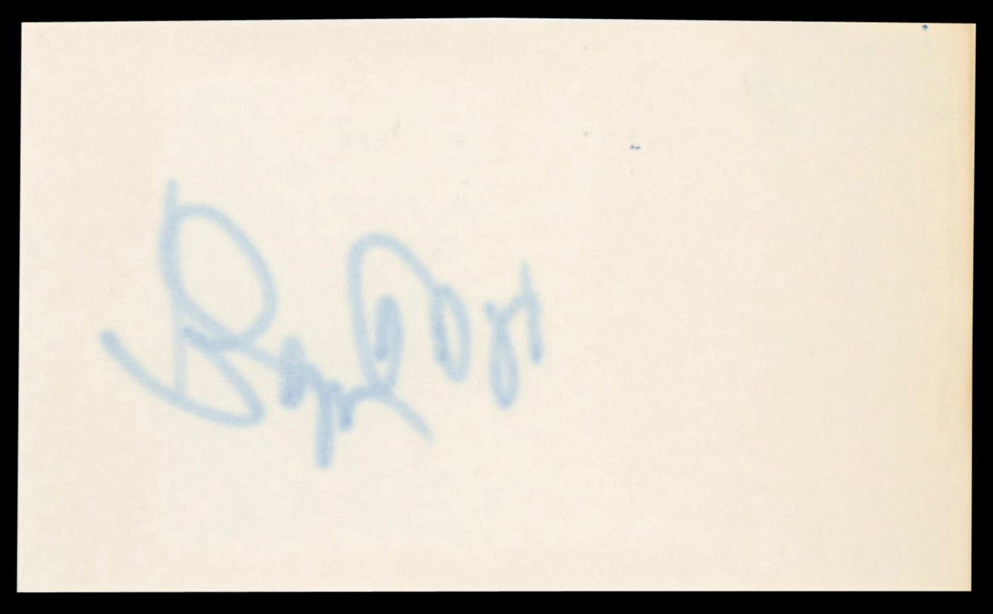 Braves Bobby Cox Authentic Signed 3x5 Index Card Autographed BAS #BT03626